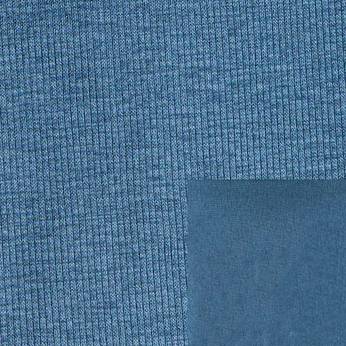 Polyester Spandex Heather Rib Sueded Fabric WPDS404
