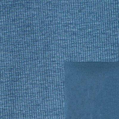 Polyester Spandex Heather Rib Sueded Fabric WPDS404