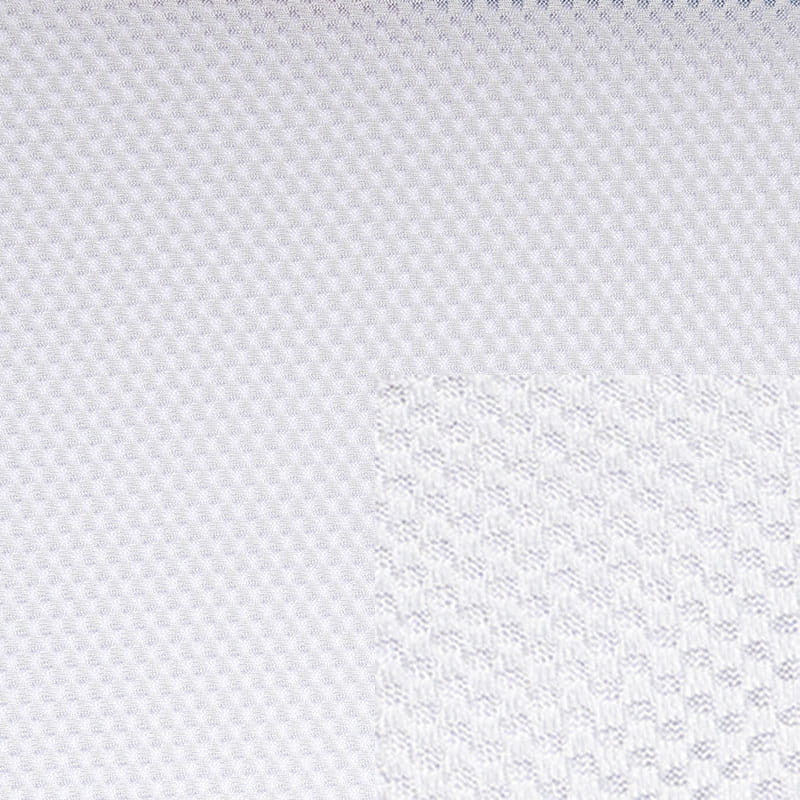  Polyester Snowflakes Shape Mesh Fabric  JP006