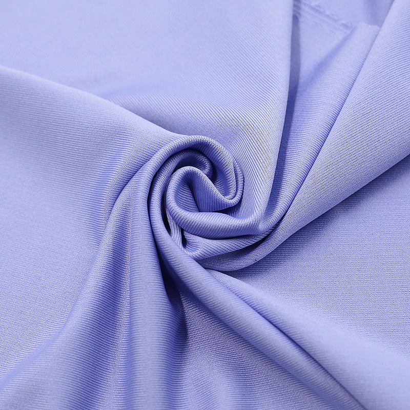 Polyester spandex ribbed fabric WPS598